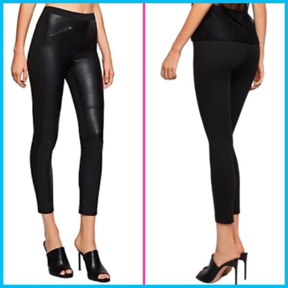 BCBGeneration Black Faux Leather Legging | Pants